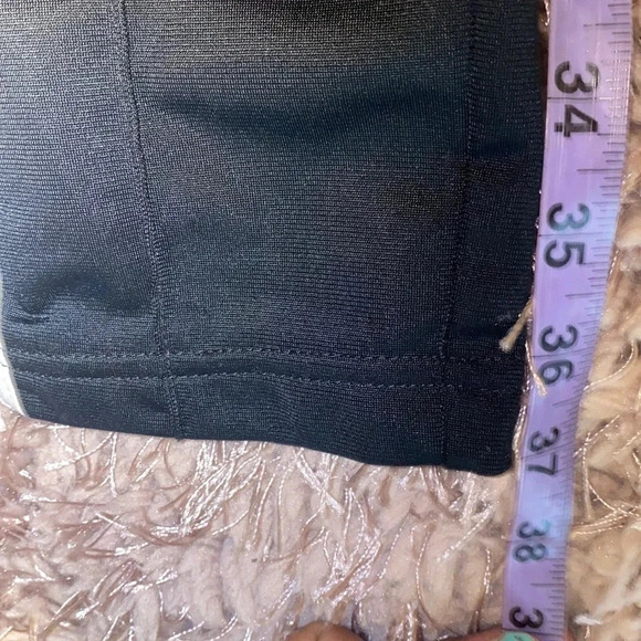 Adidas black white lined  kids joggers Sz 14 - Picture 8 of 10